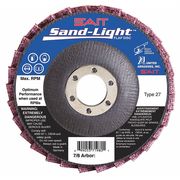 United Abrasives/Sait SAIT 71980 Sand-Light™ Flap Discs, 4-1/2" x 7/8", Coarse (Brown) 71980