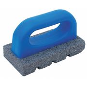 Marshalltown Rub Brick, Gray/Blue, 20 Grit, 6 x 3 x 1 In 840