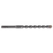 Westward 2-Cutter Hammer Drill Bit 1/2" x 12"L, SDS Plus 22UV71