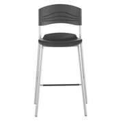 Iceberg Cafe Bistro Stool 44"H x 22"W, Graphite 64527