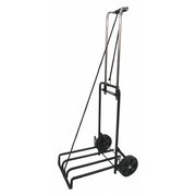 Zoro Select Luggage Cart, Black/Chrome 23L326