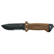 Gerber Fixed Blade Knife, Serrated, Drop, 4-27/32 22-01463