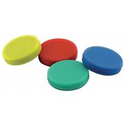 Master Magnetics Disc Magnets, Red, Blue, Green, Yellow, PK4 7591