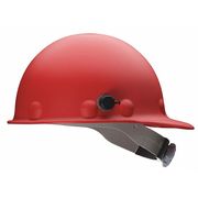 Fibre-Metal By Honeywell Front Brim Hard Hat, Type 1, Class G, Ratchet (8-Point), Red P2HNQRW15A000