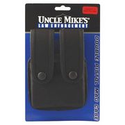 Uncle Mikes Double Mag Pouch, Black, Nylon 88371