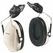 3M Peltor Hard Hat Mounted Ear Muffs, 21 dB, Peltor Optime 95, Beige/Black H6P3E/V