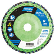Norton Abrasives Flap Disc, 6 In x 40 Grit, 7/8 66623399012