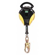 Msa Safety Self Retracting Lifeline, 30 ft., Black, Yellow 10119507