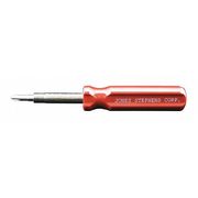 Jones Stephens Screwdriver, 6 in 1, Phillips and Slotted 1/4", 15/16" Hex S41006