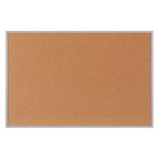 Partners Brand Cork Board with Aluminum Frame, 6' x 4', Brown, 1/Each BCA7248