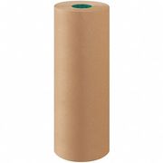 Partners Brand Virgin Kraft Paper Rolls, 30#, 24" x 1200', Kraft, 1/Roll KP2430V