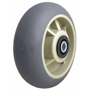 Pegasus Wheel, Gray TPR Radus, 6" x 2", Rlr Brg P-RCP-060X020/050R