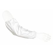 Dupont Disposable Sleeve, Universal, 100 PK, White, Tyvek(R) 400, Elastic IC501BWH0001000B