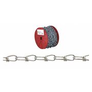 Campbell Chain & Fittings #3 Double Loop (Inco) Chain, Zinc Plated, 200' per Reel T0723227N