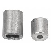 Campbell Chain & Fittings 1/16" Cable Ferrule, Aluminum 7670804