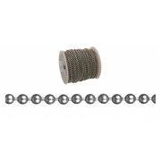 Campbell Chain & Fittings #36 Hobby/Craft Ball Chain, Chrome Plated, 164' per Reel T0713627