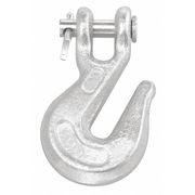 Campbell Chain & Fittings 1/4" Clevis Grab Hook, Grade 43, Zinc Plated T9501424
