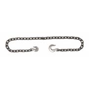 Campbell Chain & Fittings 3/8" x 14' Grade 30 Log Chain, w/Grab Hook One End, Slip Hook Other End, 1 per Bag 1005505