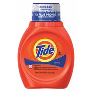 Tide Laundry Detergent, 25 oz Bottle, Liquid, Unscented, White, 6 PK 13875
