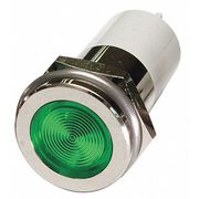 Zoro Select Flat Indicator Light, Green, 24VDC 24M170