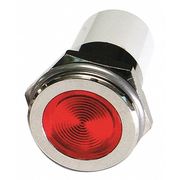 Zoro Select Flat Indicator Light, Red, 120VAC 24M173