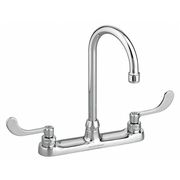 American Standard Manual, 8" Mount, 3 Hole Straight Kitchen Faucet 6405170.002