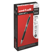 Uni-Ball Retractable Rollerball Gel Pen, 1.0 mm, Black PK12 1790895