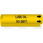 Brady Pipe Marker, Lube Oil, 5721-O 5721-O