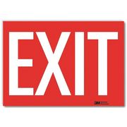 Lyle Exit Sign, 10inx14in, Reflective Sheeting U1-1016-RD_14X10