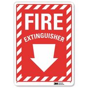 Lyle Fire Extinguisher Sign, 14 in Height, 10 in Width, Aluminum, Vertical Rectangle, English U1-1010-RA_10X14