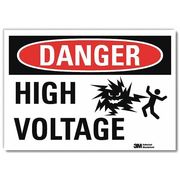 Lyle Danger Sign, High Voltage, 7x10 In. U1-1036-RD_10X7