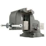 Wilton Combination Vise, Enclosed 8 in Jaw Face W, 8 in Max Jaw Opening, 4 in Throat Dp, Std Duty WS8