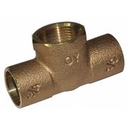 Zoro Select 1/2" NOM C x 1/2" FNPT Copper Tee 24W589