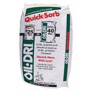 Oil-Dri Loose Absorbent, 3 Gallon Volume Absorbed per Package, 25 lb Weight Bag, Not Scented I05025-G70