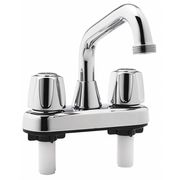 Zurn Rigid Utility Sink Faucet, Chrome Plated, 2 Holes JP2620-DF1