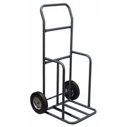 Zoro Select Portable Cone Cart, Steel, 14 in H, 45 in L, 16 in W, Black 03-500-CCG
