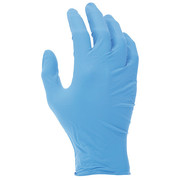 Mcr Safety Disposable Gloves, Nitrile, Powdered Blue, XL, 50 PK 6025XL