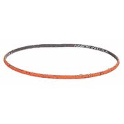 Norton Abrasives Sanding Belt, Coated, 2 in W, 48 in L, 80 Grit, Coarse, Ceramic, Blaze R980P, Orange 69957345100