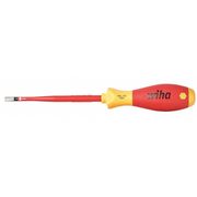 Wiha Insulated Slotted Screwdriver 9/64 in Round 32046