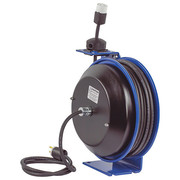 SL-8904: 50ft Retractable Polymer Cord Reel w/4 Outlets - 15