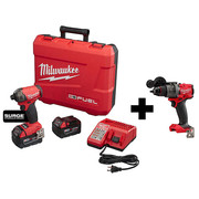 Milwaukee Tool M18 SURGE 1/4"Driver Kit, M18Hammer Drill 2760-22, 2904-20