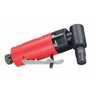 Dynabrade Right Angle Autobrade Red Right Angle Die Grinder, 1/4 in-18 NPT Air Inlet, 1/4" Collet, 25,000 rpm 18010