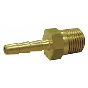 Jones Stephens Brass Hose Barb Adapter, 3/8" Pipe Size G25066