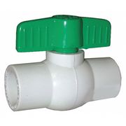 Jones Stephens PVC Ball Valve, Solvent Ends, 4" B90400