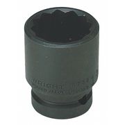 Wright Tool 3/4 in Drive Impact Socket 1 13/16 in Size, Standard Socket, black oxide 67H58