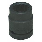 Wright Tool 1 in Drive Impact Socket 3/4 in Size, Standard Socket, black oxide 8724