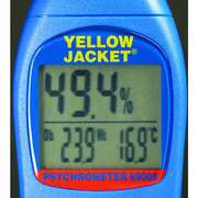 Yellow Jacket Temp/Humdty Meter, 0 to 100 Rel Hum Rnge 69008