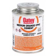 Oatey Cement, Low VOC, 8 oz., Orange 31129