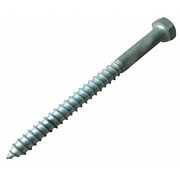 Zoro Select Lag Bolts, 6in.L, 7/8in.W, 7/8in.H, Steel 29NH37