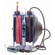 Coxreels Combination Air/Electric Reel, 3/8 in Hose Dia., 50 ft Length C-L350-5016-E